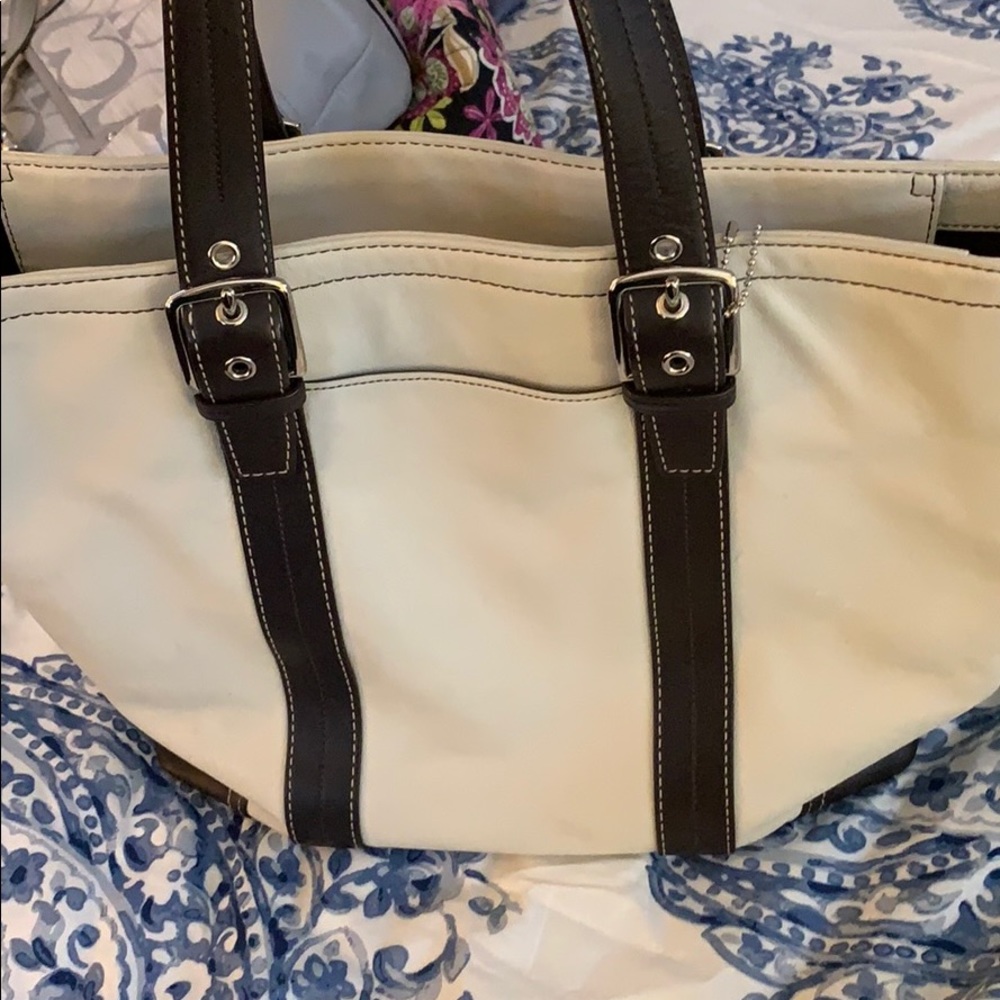 Leather Coach purse